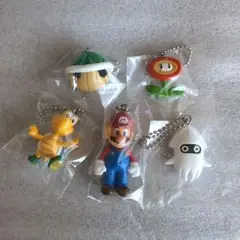 マリオキャラクター キーフォルダー 5個セット