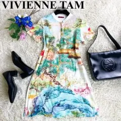 極美品♡ヴィヴィアンタム ワンピース チャイナ ハイネック ポロシャツ