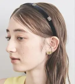 united arrows パヴェフラワー ヘッドバンド