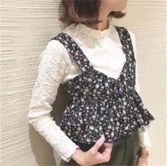 flower 花柄ビスチェ キャミソール