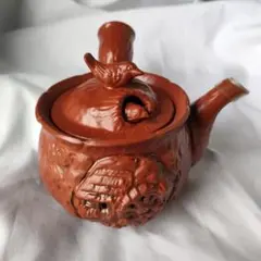 常滑焼　鳥飛出し急須