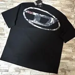 【新品】DIESEL ディーゼル／オーパルDロゴ オーバーサイジングTシャツ L