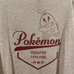 ポケモン Hogator ホゲータ　半袖 ロングワンピース グレー