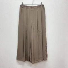 ✨良品✨ ロペピクニック 【40】 ガウチョ パンツ ワイド 体型カバー 茶