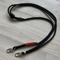 【美品】topologie ストラップ ブラック6.0mm ROPE STRAP