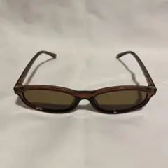 夏休みセール【再販】新品 ブラウン オーバル型 サングラス