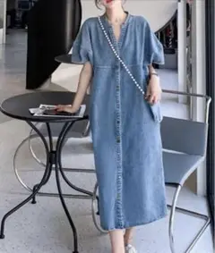 【新品】デニムワンピース