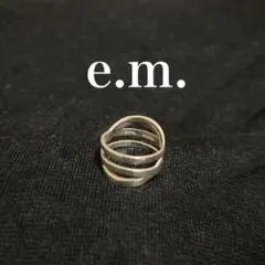 e.m. アーマーリング silver925 ピンキー