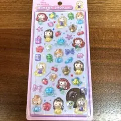 ディズニープリンセスボンボンドロップシール