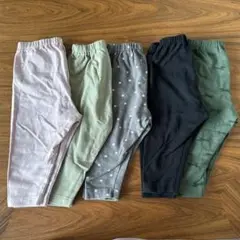 ユニクロ　80サイズ　パンツ　レギンス　5枚セット