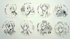ブルーロック　御影玲王　タワレコ　コースター　原作絵　8枚セット