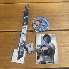 外崎修汰 西武 ライオンズ ガチャ 缶バッジ キーホルダー