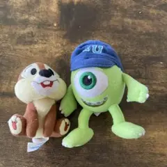 マイク・ワゾウスキとチップのぬいぐるみセット
