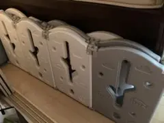 折りたたみ式ベビーサークル ホワイトグレー