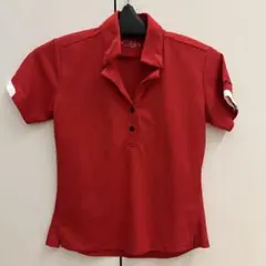 オークリー　Oakley 赤 ポロシャツ レディース　L