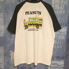 ★新品★②ピーナッツ スヌーピー&フレンズ ラグランTシャツ男女兼用