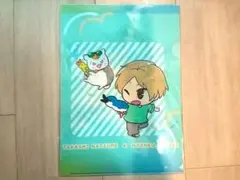 夏目友人帳　ニャンコ先生と夏遊び　カフェ　夏目貴志　A4クリアファイル