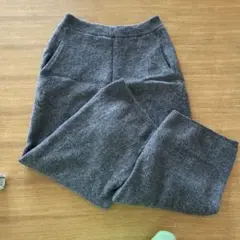 KBF ウール100% ニットワイドパンツ