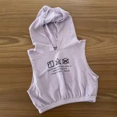 ダンス　衣装　へそ出しトップス　ノースリーブ