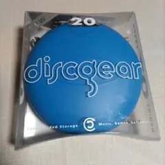 discgear CD/DVD収納ケース 20枚用 　スカイブルー