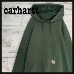 【人気カラー】カーハート★刺繍ワッペンロゴ 肉厚パーカー 裏起毛