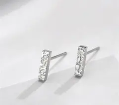 小ぶり ボックスピアス シルバー サージカルステンレス ミニ シンプル ピアス