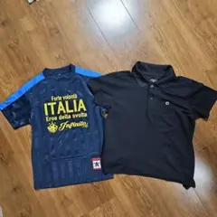 【2枚セット】子供服 130・140 Tシャツ＆ポロシャツ 半袖 男の子