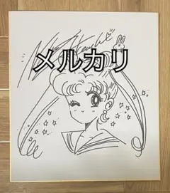 【希少】セーラームーン 複製原画 リトグラフ 月野うさぎ　サイン　武内直子 セーラームーン 複製原画 リトグラフ 武内直子サイン入り 月野うさぎ