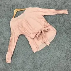 ✨Praia✨プライア♡カットソー♡薄手♡長袖♡着回し抜群♡ピンク