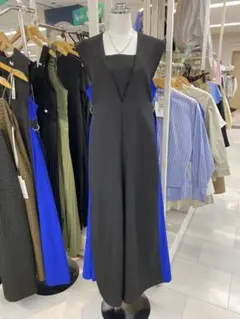 ☆週末セール☆ノースリーブ ロング　オールインワン黒と青