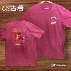 US古着 アングリーペッパー　企業　Tシャツ　雰囲気最高　両面プリント