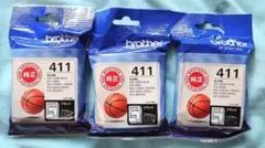 ブラザー LC411BK(ブラック) 純正インク 新品3本セット 期限切れ