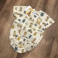 新品タグ付き おさるのジョージ ロンパース 70 コットン100