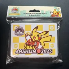 ポケモンカード　WCS2025アナハイム限定　ダメカンケース　ピカチュウ