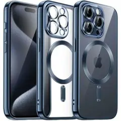JETech iPhone15Pro Max ブルー　ケース