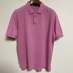 POLO RALPH LAUREN ラルフローレン ピンク ポロシャツ L