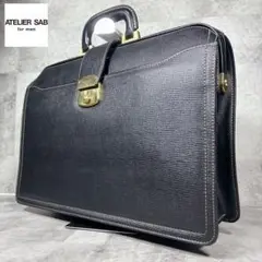 【美品・良品】✨ATELIER SAB ダレスバック　ドクターズバック　BK