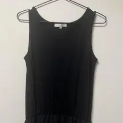 grove ブラックノースリーブ ワンピース Mサイズ