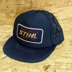 STIHL キャップ ワッペン 帽子 スチール ヴィンテージ