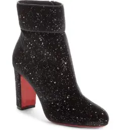 ChristianLouboutin限定キラキラ♡ギャラクシア♡ベルベットブーツ