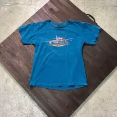 7SM2 【MANGA】00’s 戦闘機プリントTシャツ　　アニメ　古着