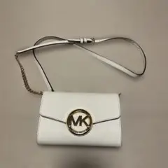 MICHAEL KORS ホワイトショルダーバッグ