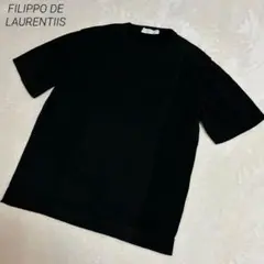 FILIPPO DE LAURENTIIS 半袖ニット ブラック 48