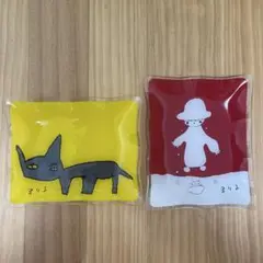 新品未使用☆ ねむの木学園 宮城まり子 ガラスプレート 2枚セット