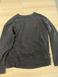 U.S. POLO ASSN. ブラック スウェット M