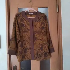 SHISENDO COLLECTION 長袖シャツ ブラウン・難あり
