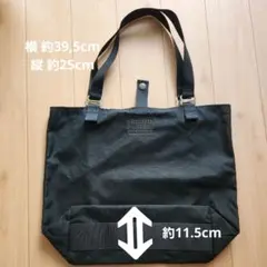 FREDRIK PACKERS ブラックトートバッグ