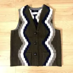 ISAAC VASQUEZ "OAXACA RUG VEST(ZIG-ZAG)