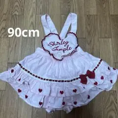シャーリーテンプル グレコロンパース ハート