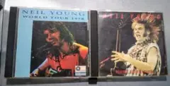 ニールヤング ライブ2枚 WorldTour1978 PowderFinger